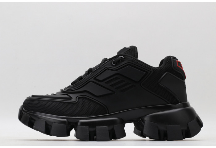PRAD BLACK SNEAKERS