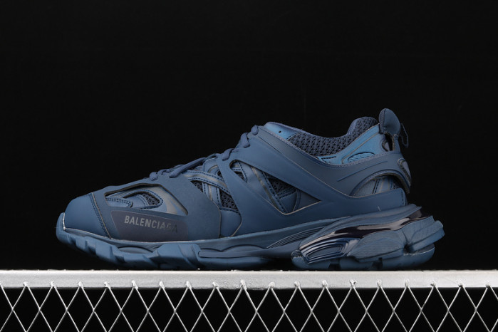 (led)bl track trainers sneaker dark blue 93005