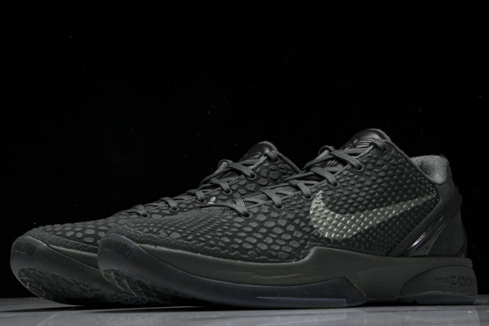 nike kobe 6 black mamba collection fade to black 869457-007