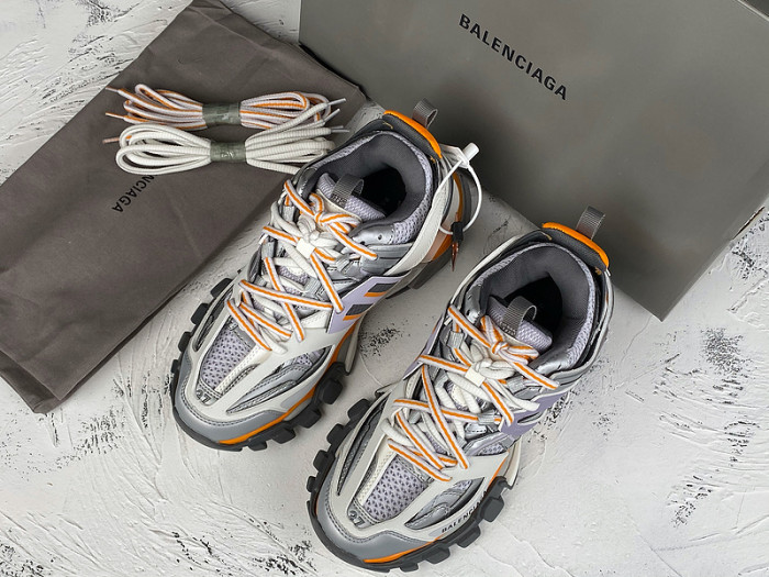 bl tess s. gomma trek low sneakers cream orange h903p080