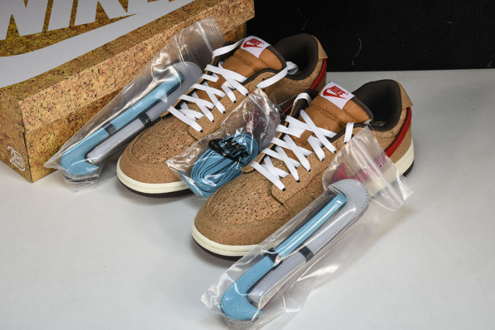 nike dunk low sp clot cork fn0317-121