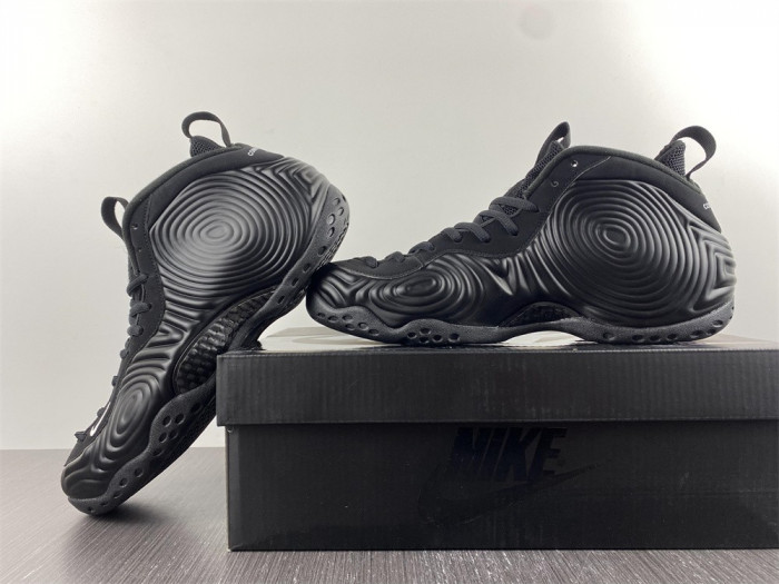 nike air foamposite one comme des garcons homme plus black dj7952-001