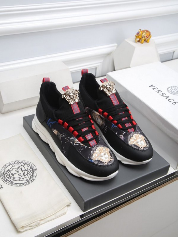 vse chain reaction black sneaker